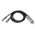 thumbnail image 2 of Cable USB C tipo C a interfaz Multimedia HD 1,8 m Cable de proyección HD 4K 60Hz USB3.1 Cable de extensión para computadora móvil, 2 of 5