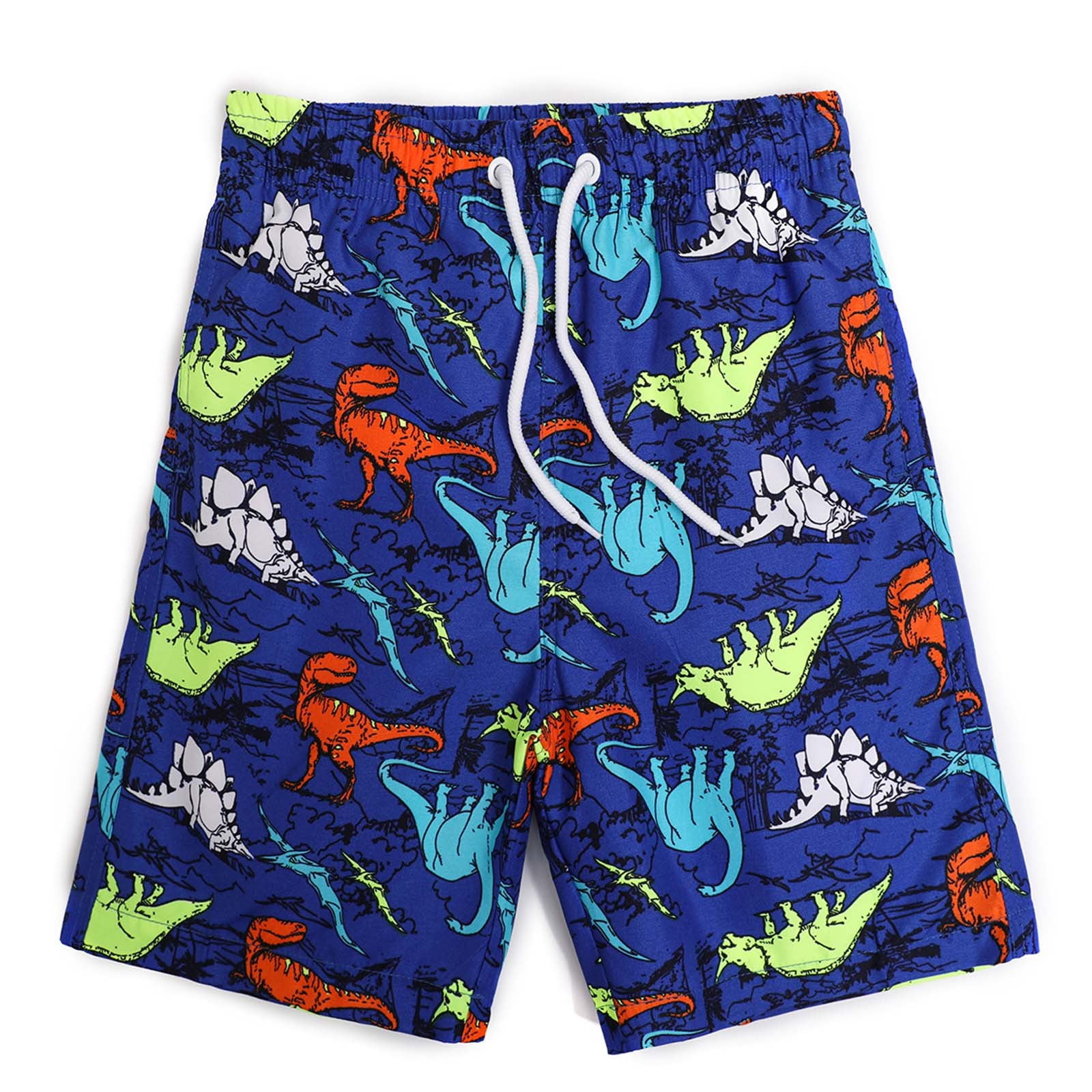 Gubotare Toddler Short Swim Trunks Boys' Swim Trunk Shorts, Lightweight & Water Repelling, Quick Dry Material Size 5-6T (Blue,5-6 Years)