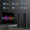 thumbnail image 2 of TOPVISION 2.2CH Sound Bar for TV, 100W TV Sound Bar with Bluetooth 5.3/HDMI ARC/Optical/AUX/USB, 3 Equalizer Modes, Bass Effect, 2 in 1 Detachable Soundbar for TV/PC/Gaming/Projectors, 2 of 8
