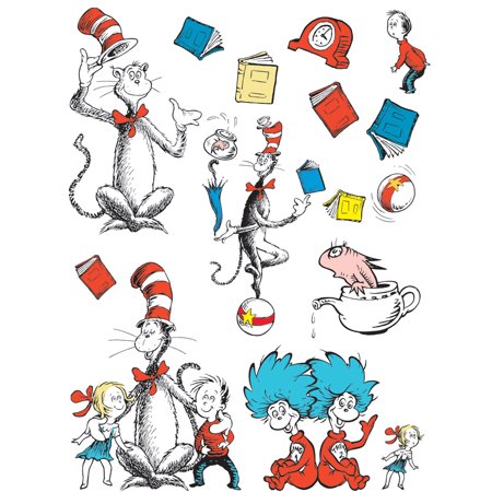 UPC: 0073168122198 | Cat in the Hat™ Large Characters Bulletin Board Set  15 Pieces