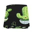 thumbnail image 2 of CADecor Cute Kawaii Cactus And Succulents Throw Blanket Bed Sofa Blanket 58x80 inches, 2 of 3