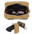 thumbnail image 3 of Mimigo - Estuche rígido para gafas tácticas con cremallera Molle, estuche de transporte de nailon con clip (hy), 3 of 5