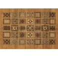 thumbnail image 1 of Ahgly Company Indoor Rectangle Abstract Brown Modern Area Rugs, 8' x 10', 1 of 4