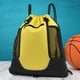 thumbnail image 4 of Bolsos De Hombro Para Balones De Fútbol Bolsa de baloncesto de malla con cordón extraíble para equipo de entrenamiento (amarillo), 4 of 6