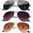 thumbnail image 1 of shiyou-Aviator Sunglasses For Men Women Polarized Retro Sun Glasses Driving UV400 Protection, 1 of 4