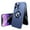 Darkblue, variant on TECH CIRCLE for iPhone 15 Plus Hard PC Case Magnetic Metal Edge Full Body Drop Protection,Compatible with MagSafe,Rugged Built-in Privacy Screen Protector Logo View Shockproof Cover,Purple