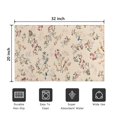 thumbnail image 5 of Pioneer Flower Floral Print Pattern Door Rugs,Washable Non Slip Door Mats Indoor,Decorative Door Mats,Entry Mat Indoor for Entrance,Bedroom,Kitchen,Bathroom,20"x32", 5 of 6