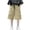 Khaki, variant on UACY Boys Cargo Shorts Baggy Casual Elastic Waist Knee Length Wide Leg Shorts Summer Trendy Outdoor Hiking Pants 