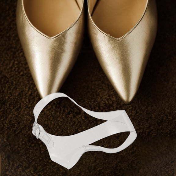 Masteelf Transparent Anti-Slip Shoe Straps for High Heels with Comfortable Silicone Design 1 Pair