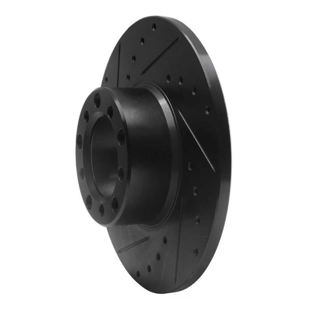 Dynamic Friction Company 633-63006L DFC Brake Rotor - Drilled And Slotted - Black