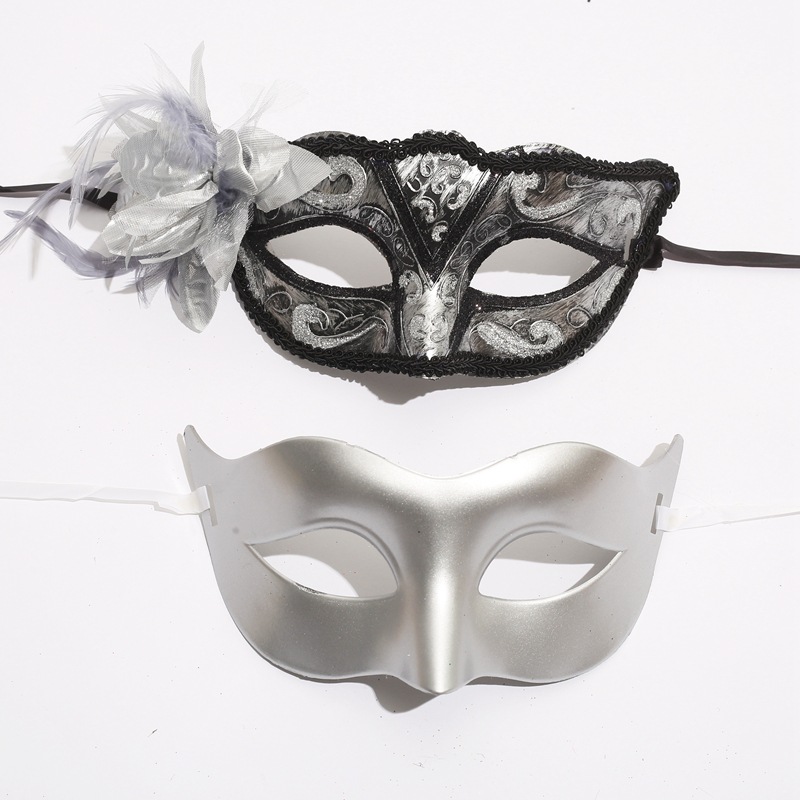 Masquerade Mask Half Face Carnival Couple Mask Venice Masquerade Mask ...