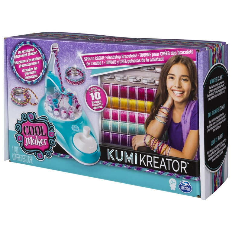 Cool Maker, KumiKreator Bead & Braider Friendship Necklace and Bracelet  Making Kit, Arts & Crafts Kids Toys, for Kids Ages 8 and up