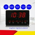 thumbnail image 1 of Digital Perpetual Calendar Clock Creative LED Perpetual Calendar Wall Clock Calendar Clock Decoration for Living Room Office Conference Room, 1 of 10
