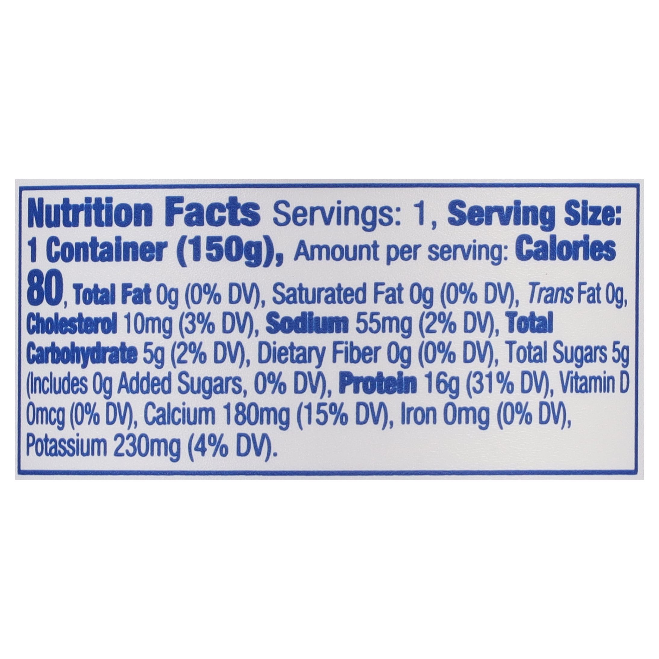 Fage Total 0% Milkfat All Natural Nonfat Greek Strained ...