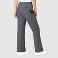 thumbnail image 2 of Wink WonderFLEX Grace - Women's Flare Leg Cargo Scrub Pant, Pewter, XS, 2 of 7