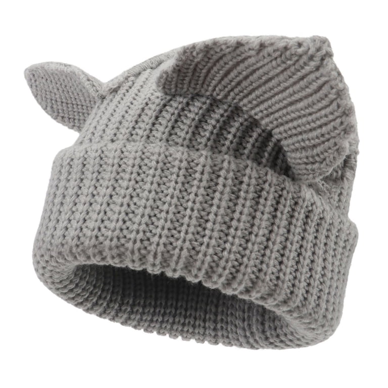 Tao Women Men Knitted Beanie Cute Cat Ear Hat Winter Warm  display picture 2