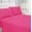 Hot Pink, variant on Alive Pixels Fitted Sheet White Stripe 100% Cotton 1Pc 12 inch Pocket 800TC (Twin, White)