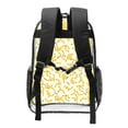 thumbnail image 2 of Gaeub Banana Print Clear Backpack ,Clear Transparent Backpack, PVC Bag with Side Pockets,for Concert, Beach, Work, Travel & Sporting, 2 of 7