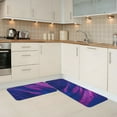 thumbnail image 5 of Yiaed Neon Gradient Blue Kitchen Rugs Sets of 2 Kitchen Mats Cushioned Anti Fatigue Kitchen Rug Tapetes Para Cocina for Sink,Laundry Room, 5 of 6