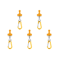 thumbnail image 1 of Gancho magnético para acampar, mosquetón en forma de D, accesorios para acampar al aire libre (naranja), 1 of 5