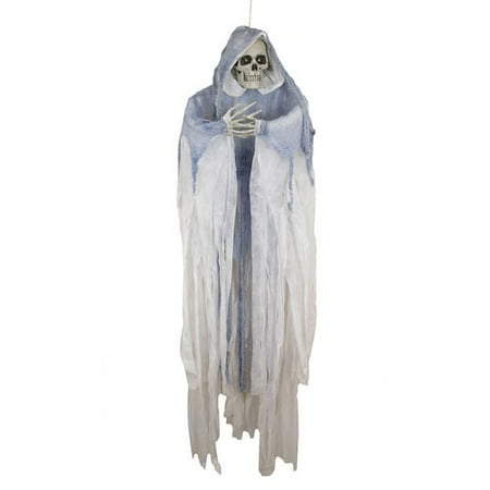 Led Skeleton - Northlight Seasonal Creepy LED Hooded Skeleton Hanging Halloween Decoration