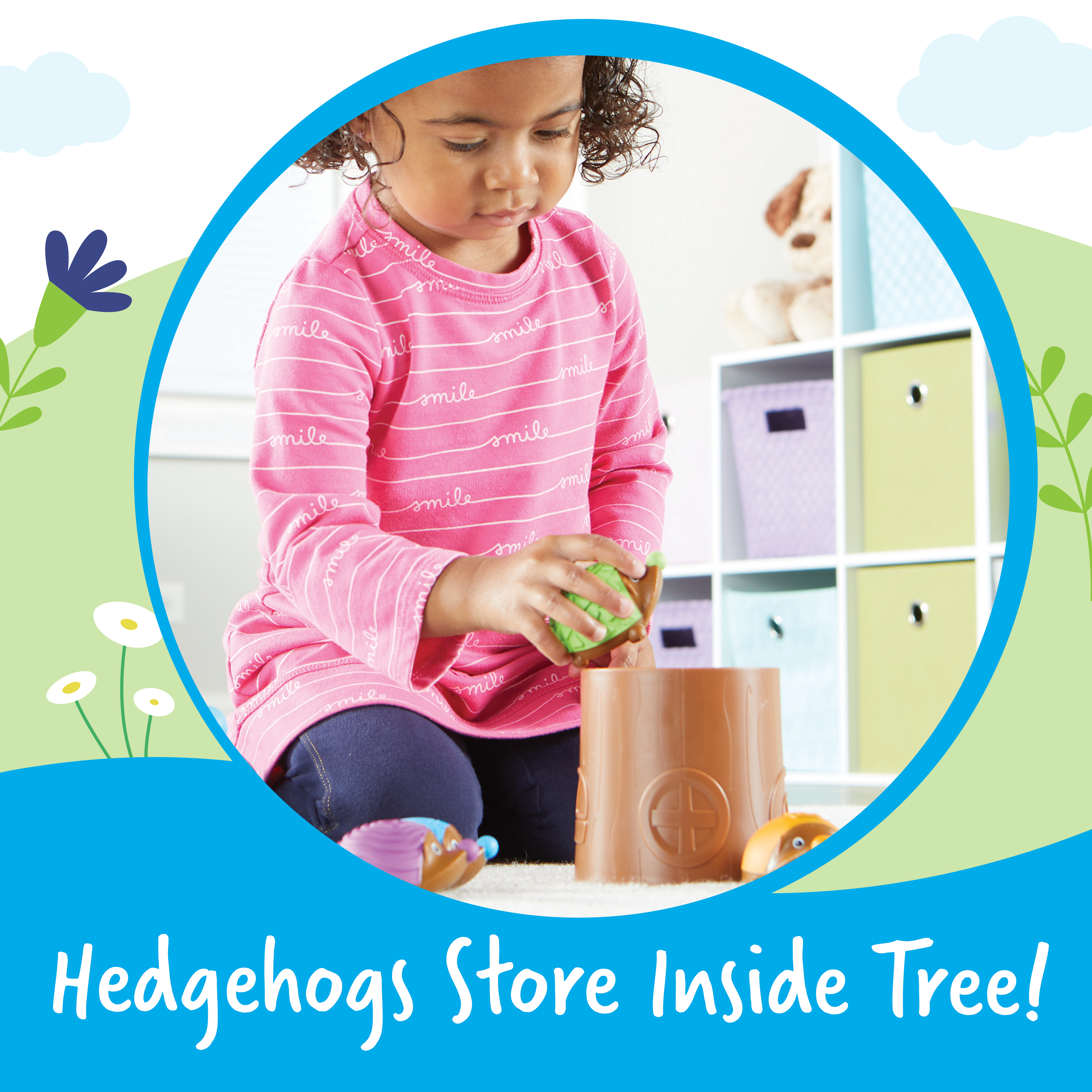Learning Resources Spike the Fine Motor Hedgehog Sensory Tree House - 7 Pieces, Preschool Learning Toys for Boys and Girls Ages 18+ months - image 3 of 6