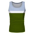 thumbnail image 5 of Ierhent Tank Tops Men Gym Men's Stretch Cool Dry Muscle Tank Tops Crewneck Sleeveless Workout Shirts(Army Green,XXL), 5 of 6