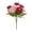 Red, variant on Artificial Snow Flower Bouquet with 7 Heads – Lifelike Pink Plastic Fake Flowers for Indoor and Outdoor Decoration, 12.99 x 4.74 Inches, 1 Piece