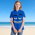 thumbnail image 5 of WOYY Summer Polo Shirt for Boys Graphic Print Short Sleeve Tshirt Kids Casual Polos, Sizes 3-14, 5 of 5