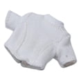 thumbnail image 1 of Ropa en miniatura de tela duradera a escala 1/12, accesorio para figura de acción femenina. Camiseta blanca, 1 of 7