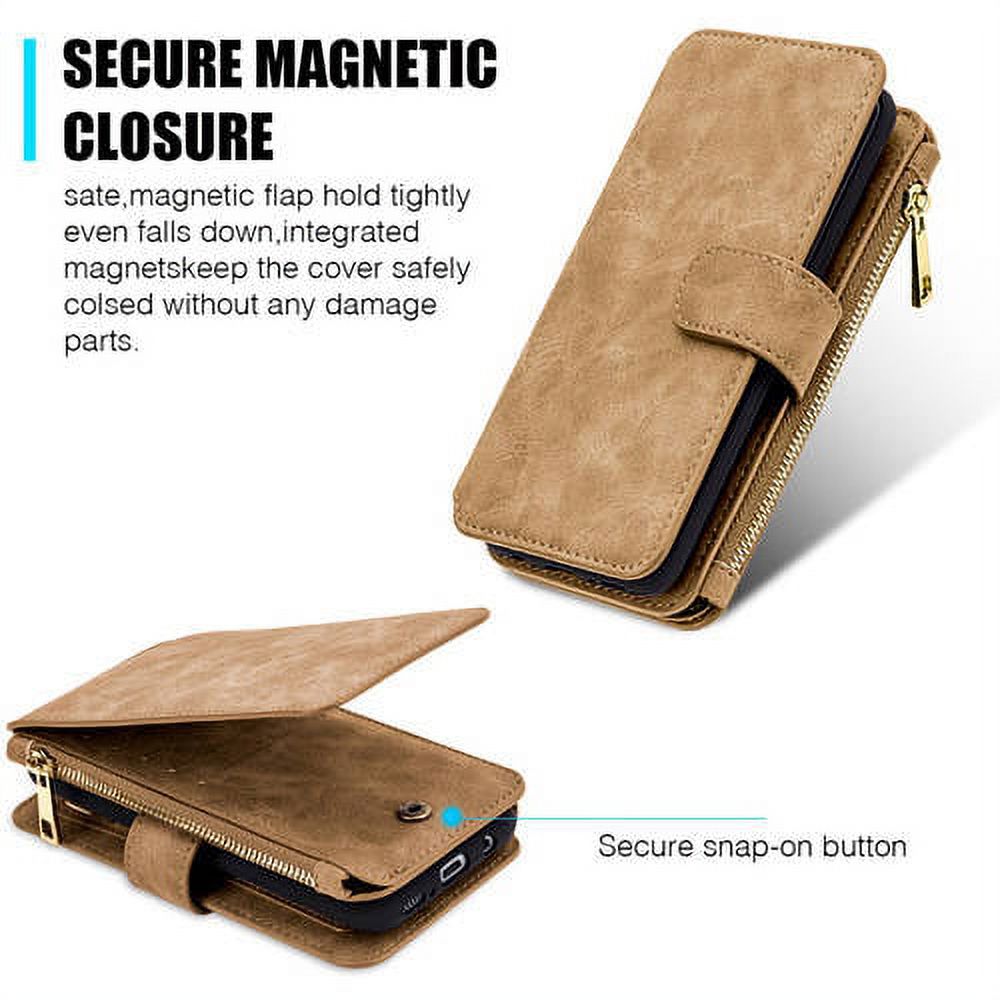 Executive Luxury Flip Wallet Case for Samsung Galaxy Galaxy S8 Plus, Perfect Fit