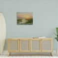 thumbnail image 2 of Sunset Beach Path Reeds Coastal Painting Gallery Wrapped Canvas Print Wall Art, 2 of 7