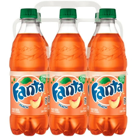  Fanta Peach Soda  16 9 fl oz 6 Pack Walmart com