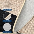 thumbnail image 6 of HIWEAVER Black/White 2' x 8' Easy Jute Runner for Kitchen Non Slip Stain Resistant Checkered Indoor Outdoor Throw Carpet Non Shedding Modern Geometric Mat for Hallway Outdoor Patio Rug, 6 of 6