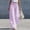 *Purple, variant on ClodeEU Women's High Waist Linen Blend Striped Wide Leg Pants, Flowly Beach Trousers with Pockets Black,Women's Plus L