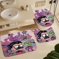 thumbnail image 6 of Teen Titans Go 4 Pcs Shower Curtain Set with Rugs And Toilet Lid Cover, Cartoon Bathroom Decor Sets with Shower Curtain And Rugs, Bathroom Curtain Set with Mats, 6 of 8