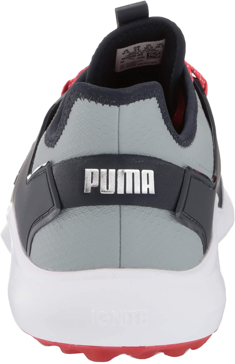 PUMA Mens Ignite Fasten8 Golf Shoe 12 Quarry-puma Silver-navy Blazer - image 3 of 8