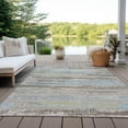 thumbnail image 6 of Addison Rugs Chantille Indoor/Outdoor Transitional Stripes Taupe Washable Rectangle Rug, 2'6" x 3'10", 6 of 6