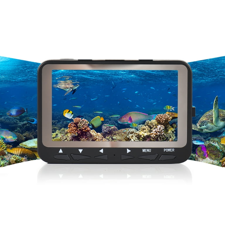 Underwater Fishing Camera Fish Finder, 4.3'' LCD Monitor, Night