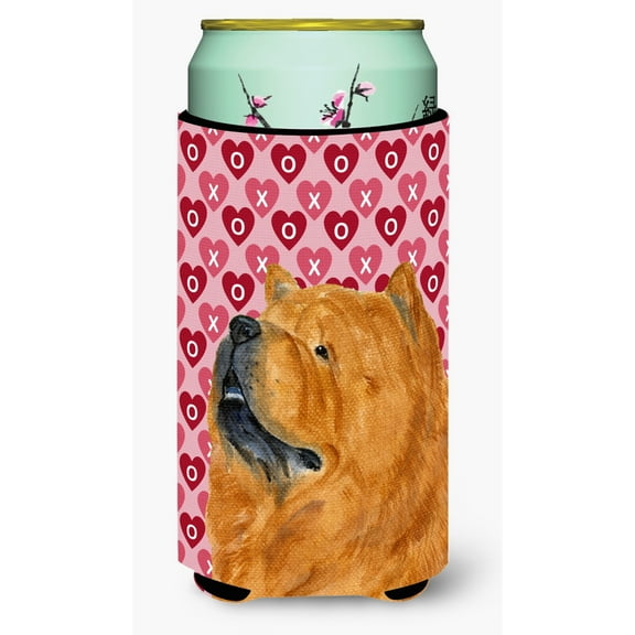 Chow Chow Hearts Love and Valentines Day Portrait Tall Boy Hugger
