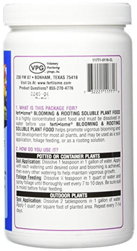 Fertilome Blooming & Rooting Soluble Plant Food 9-58-8 - 1.5lb