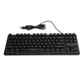 thumbnail image 1 of Teclado mecánico de 87 teclas, teclado mecánico con cable, teclado mecánico con retroiluminación USBTeclado con cable, teclado Plug and Play a prueba de agua 87 teclas para escritorio para computadora LHCER NONE, 1 of 5