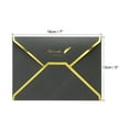 thumbnail image 2 of Unique Bargains V Flap Envelopes Luxury for Invitation Wedding Birthday Black, 2 of 5