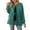 Green, variant on Casual Loose Long Sleeve Cardigan Sweaters For Women Solid Color Drawstring Belted Comfortable Crew Neck Tops For Daily Green M