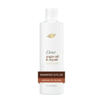 Dove Shampoo Argan Oil & Repair for Women Fine Hair with Bio-Protein Care Technology, 12 fl oz