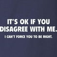 thumbnail image 3 of CafePress - Disagree With Me Long Sleeve Dark T Shirt - Long Sleeve Dark T-Shirt, 3 of 4