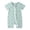 A-Green11, variant on OSOLU Baby Boys Girls Romper Newborn Infant Summer Clothes Short Sleeve Zipper Front Bodysuits Soft Playwear Comfy Onesie