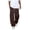 48# Coffee, variant on Men's Wide Leg Sweatpants Elastic Drawstring Waist Baggy Relaxed Fit Soft Lounge Pants with Deep Pockets Light Purple S