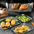 thumbnail image 3 of BBQ Grill Mat - Stainless Steel Baking Mesh Mats, Line Type / Net Type Style Optional, 3 of 8