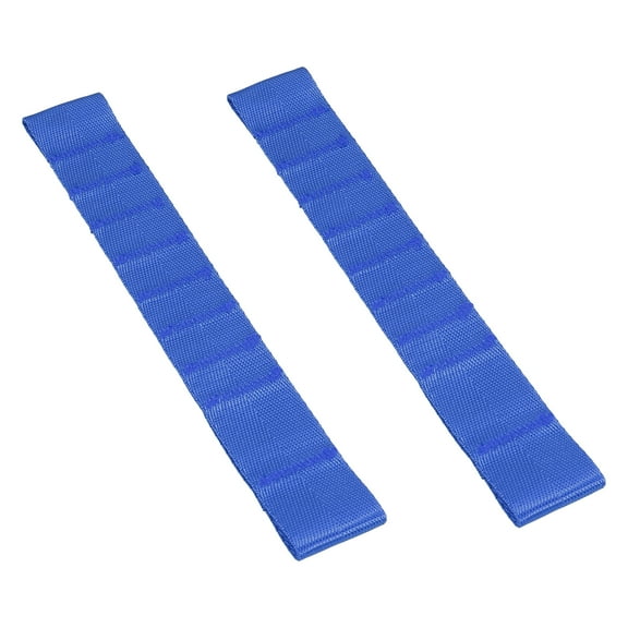 2pcs Blue Front Rear Door Straps Adjustable Limiting Check Strap for Jeep Wrangler TJ JK JKU JL 2000-2018